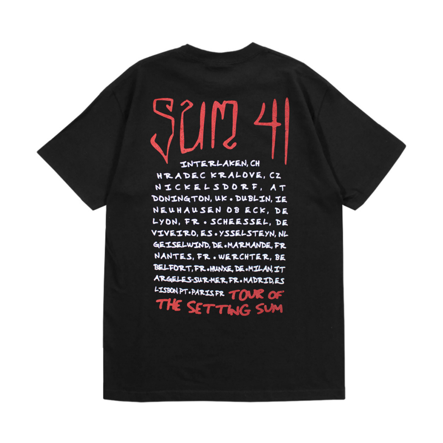 Sum 41 Skull 2024 Tour Tee