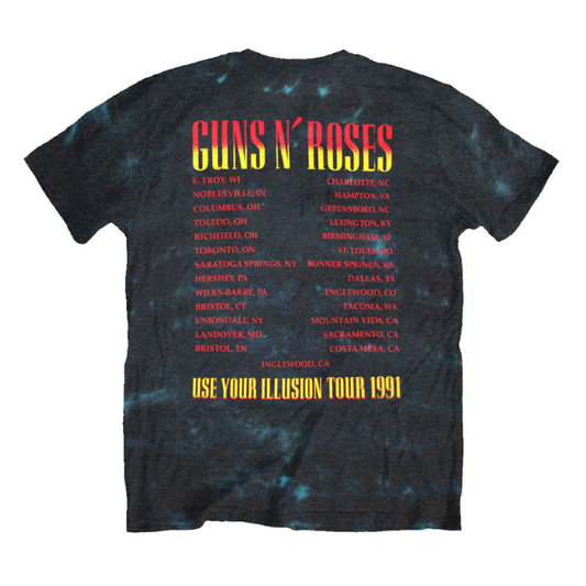 Official Guns N' Roses UYI 1991 Tour T-shirt
