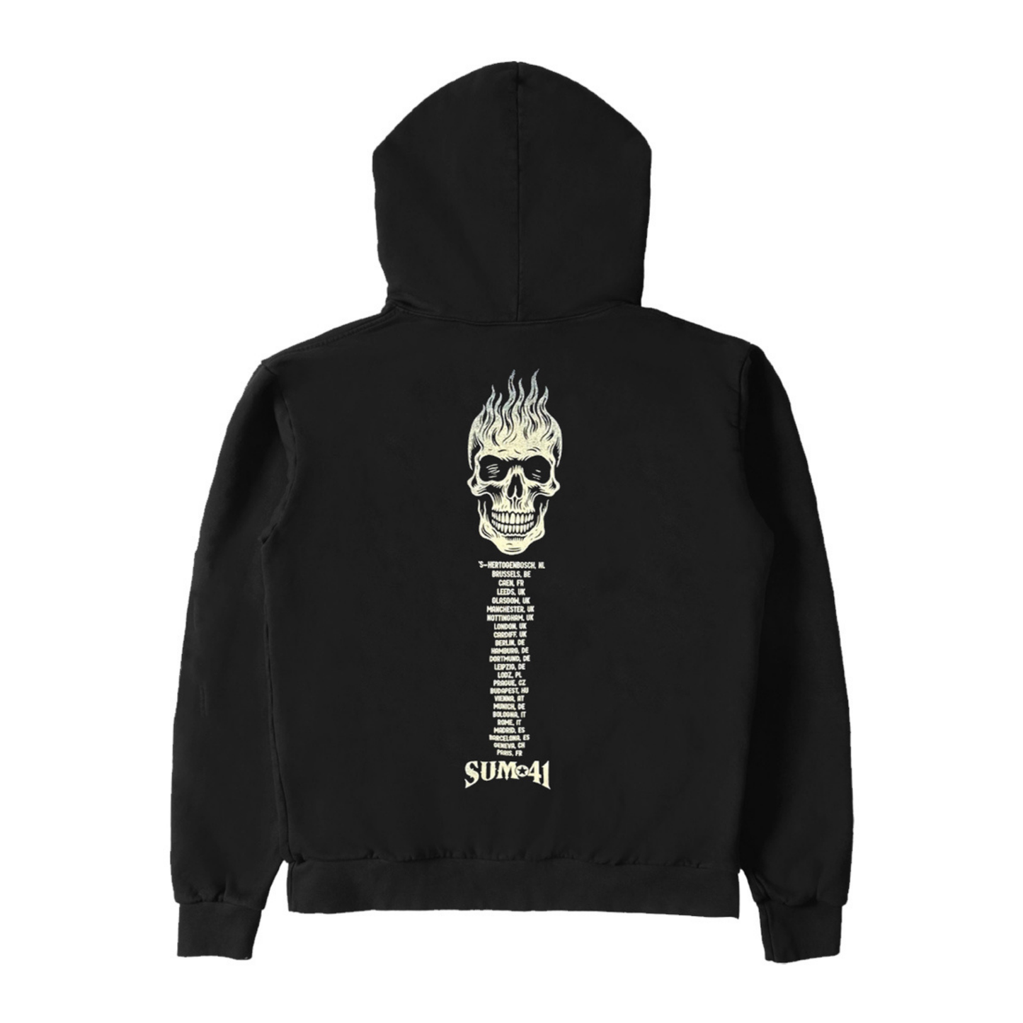 Sum 41 Tour Of The Setting Sum 2024 Zipped Hoodie