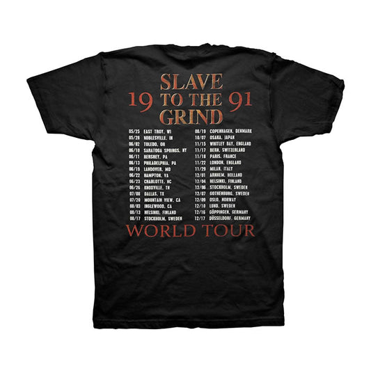 Skid Row Slave To The Grind 1991 Tour T-Shirt Gig Merch