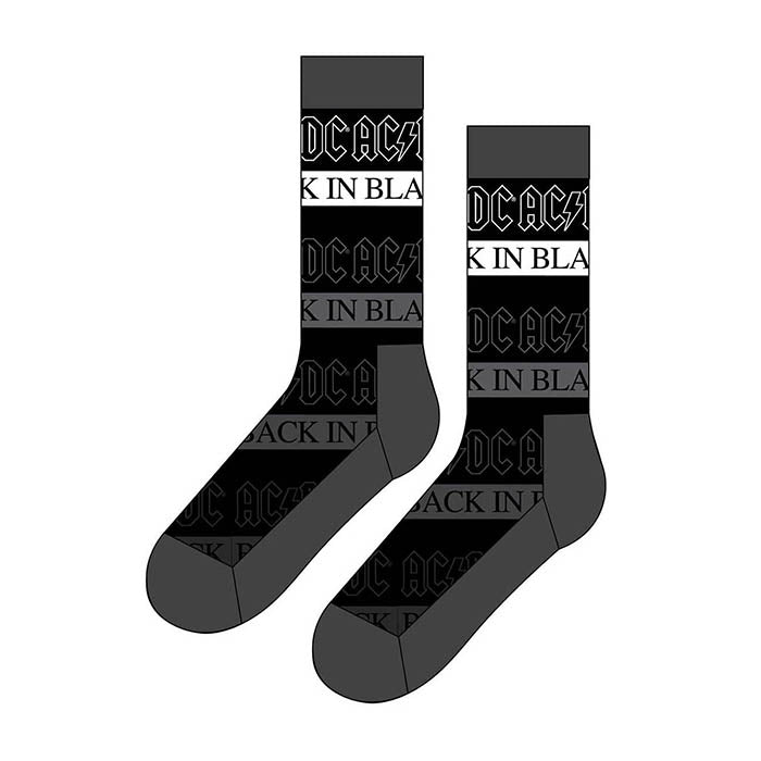 AC/DC Back In Black Unisex Ankle Socks