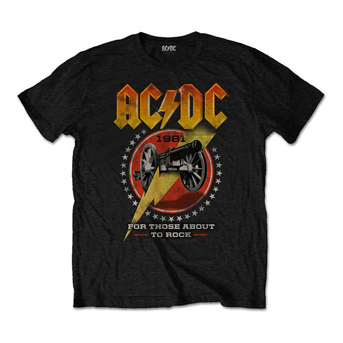 AC/DC For Those About To Rock 81 T-Shirt Gig Merch