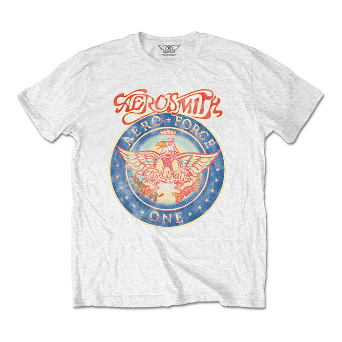 Aerosmith Aero Force One White T-Shirt