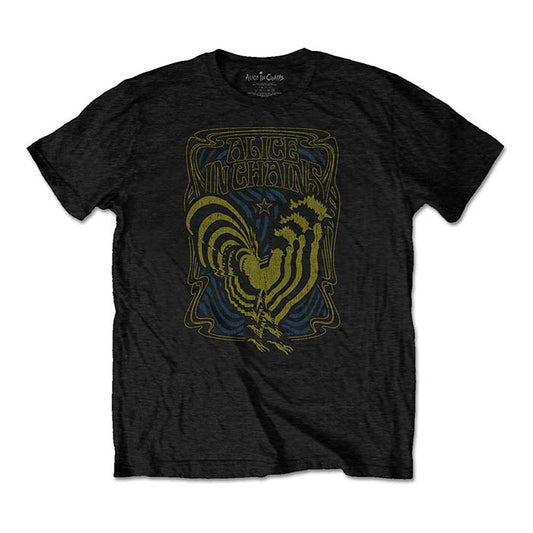 Alice In Chains Psychedelic Rooster T-Shirt