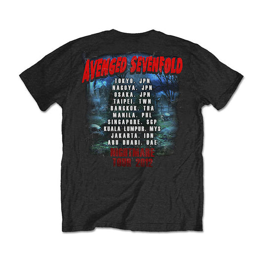 Avenged Sevenfold Buried Alive 2012 Tour T-shirt