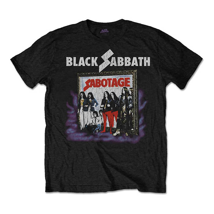 Black Sabbath Sabotage Vintage T-Shirt Gig Merch