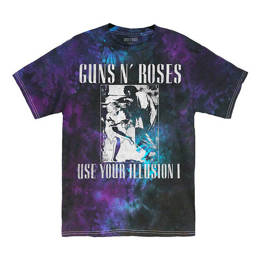 Guns N' Roses Use Your Illusion Monochrome Tie Dye T-Shirt