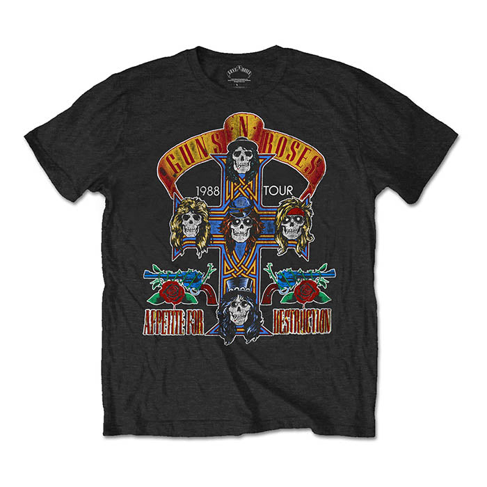 Guns N' Roses NJ Summer Jam 1988 Tour T-Shirt - GIG-MERCH.com