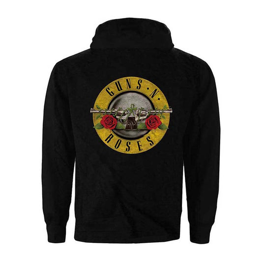 Guns N' Roses Classic Logo Zipped Hoodie - GIG-MERCH.com
