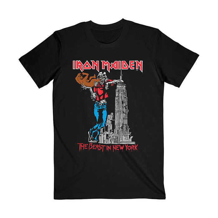 Iron Maiden The Beast In New York 1982 Tour T-Shirt