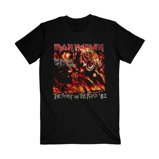 Iron Maiden Number of the Beast The Beast On The Road Vintage T-Shirt