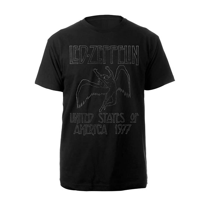 Led Zeppelin USA 1977 Tour T-Shirt Gig Merch