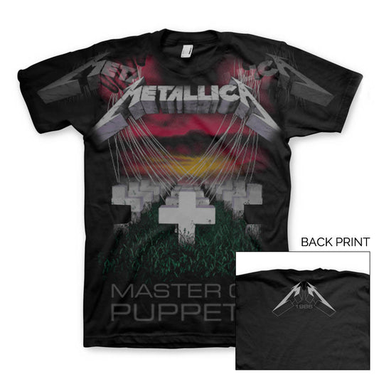 Metallica Master Of Puppets Faded All Over T-Shirt - GIG-MERCH.com