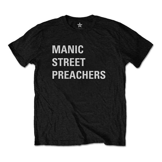 Manic Street Preachers Block Logo T-Shirt