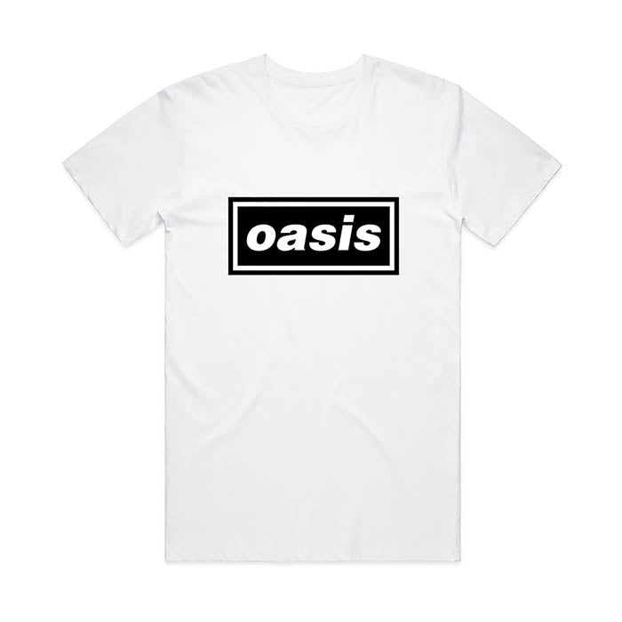 Oasis Decca Logo White T-Shirt