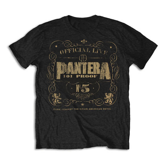 Pantera 101 Proof T-Shirt Gig Merch