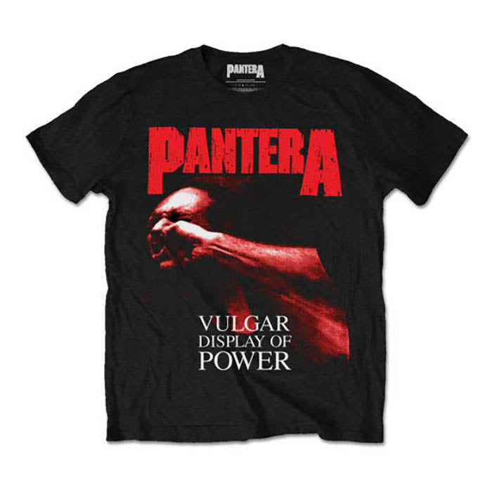 Pantera Vulgar Display Red T-Shirt Gig Merch