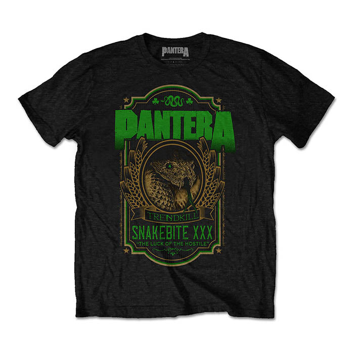 Pantera Snakebite XXX Label T-Shirt Gig Merch