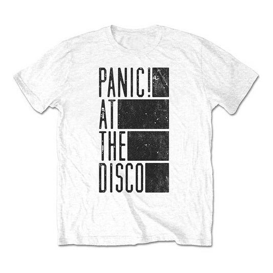 Panic! At The Disco Bar Logo White T-Shirt