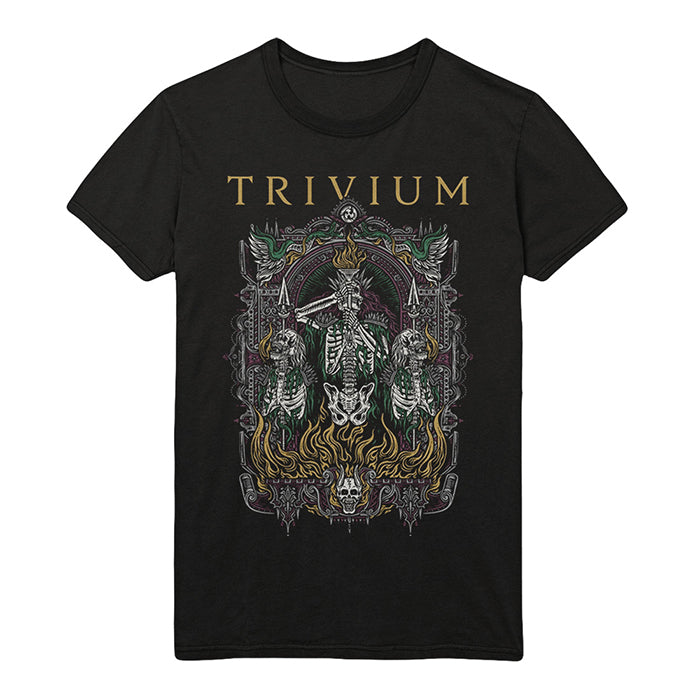 Trivium Skelly Frame T-Shirt Gig Merch