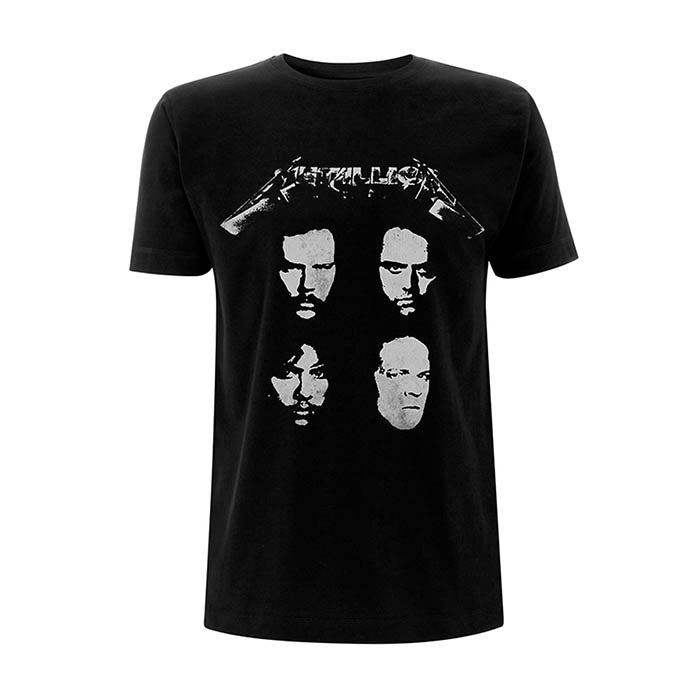 Metallica Black Album Four Faces Tour T-Shirt