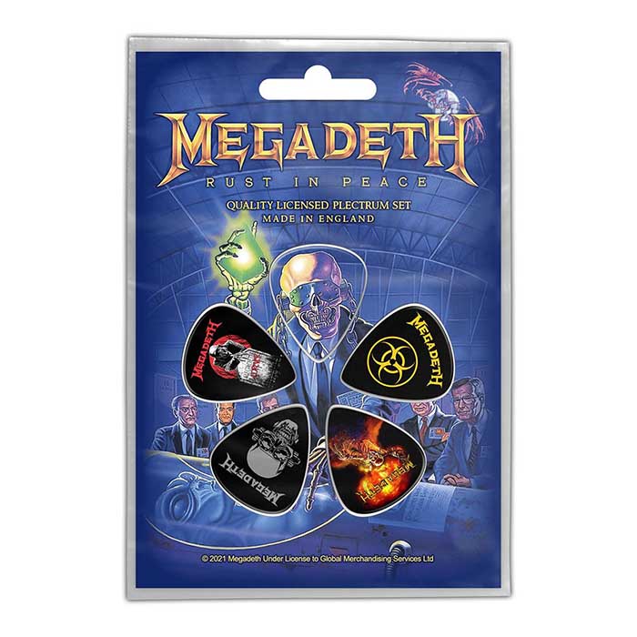 Megadeth Rust In Peace Guitar Pick Set