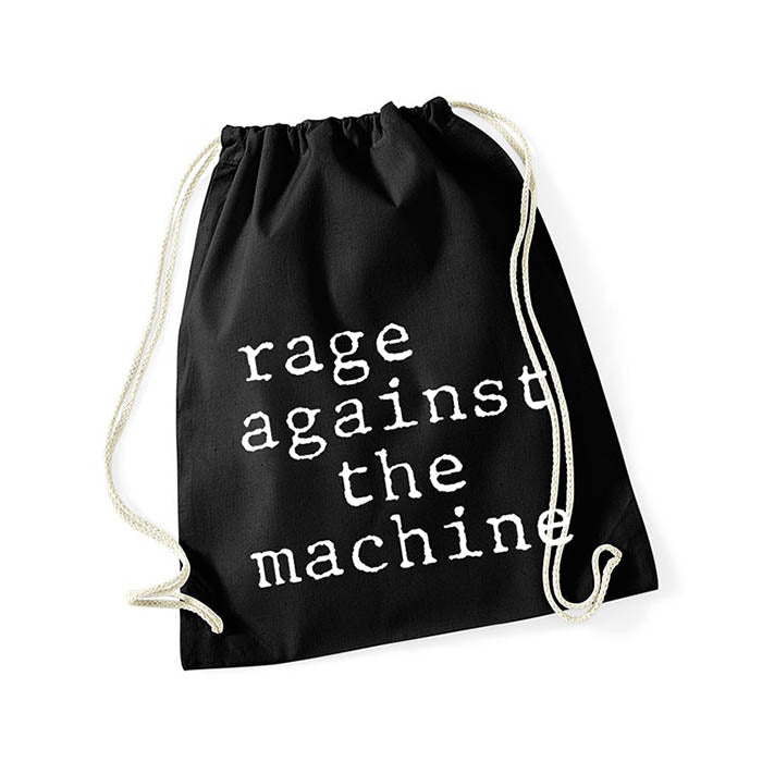 Rage Against The Machine Logo Drawstring Bag Gig Merch