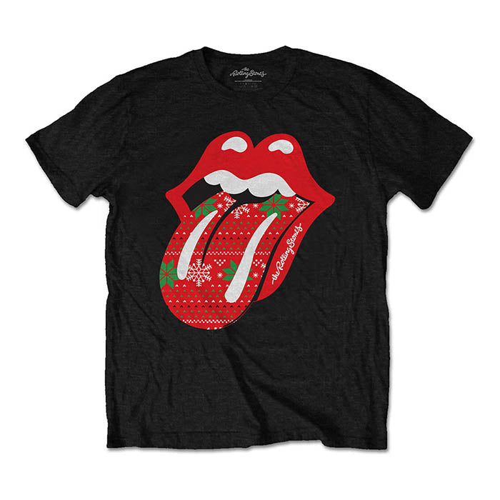 The Rolling Stones Christmas Tongue T-shirt