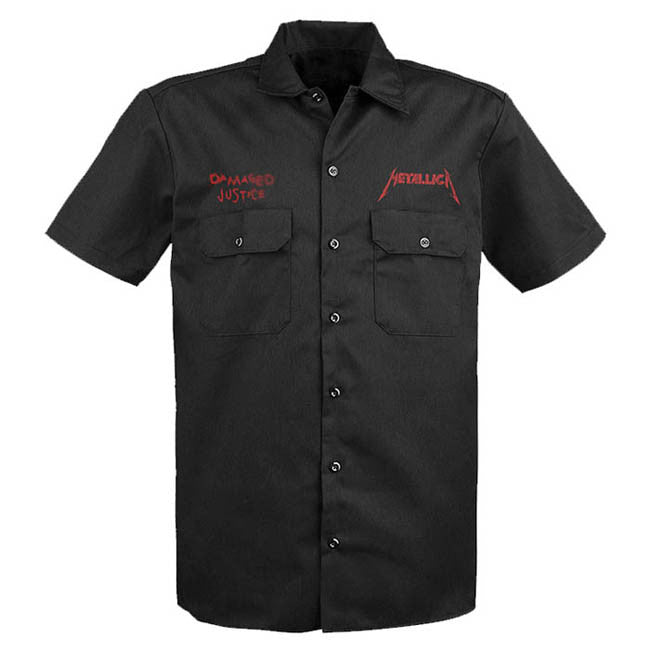 Metallica Damaged Justice Work Shirt - GIG-MERCH.com