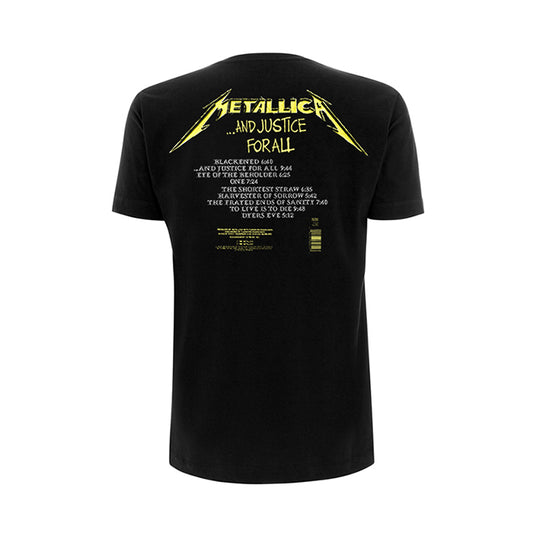 Metallica And Justice For All Tracks T-Shirt - GIG-MERCH.com