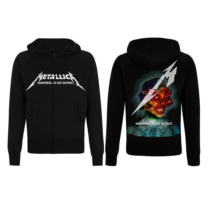 Metallica Hardwired Album Cover Hoodie - GIG-MERCH.com