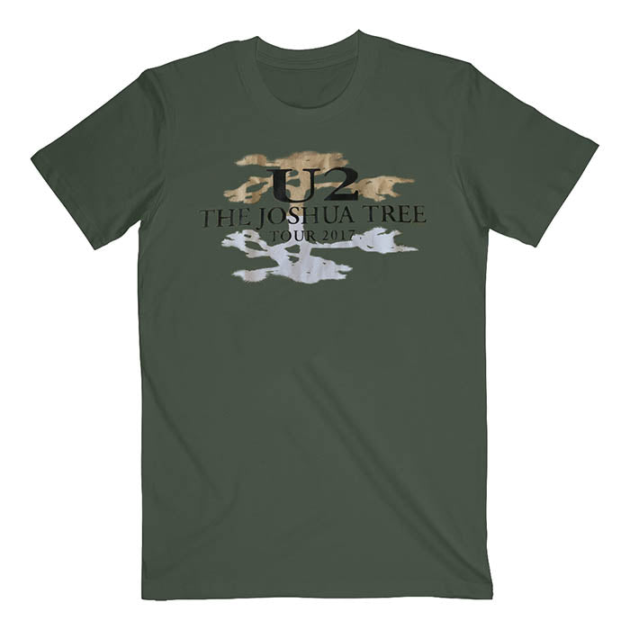 U2 The Joshua Tree Europe 2017 Green Tour Tee