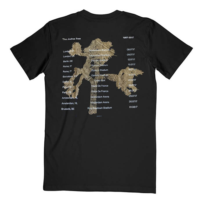 U2 The Joshua Tree Europe 2017 Tour Tee