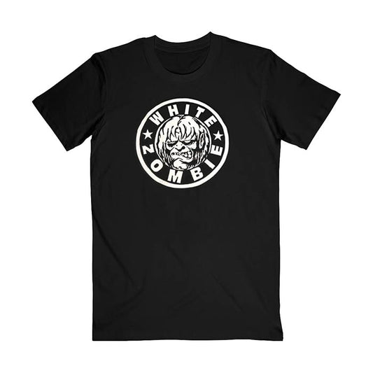 White Zombie Logo Circle T-Shirt