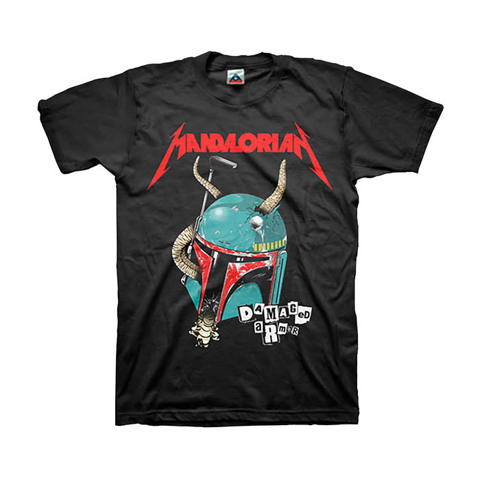 Mandalorian Damaged Armor Mashup T-Shirt Gig Merch