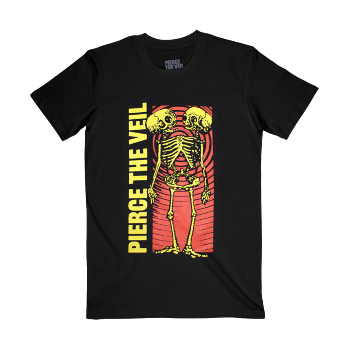 Pierce The Veil Wavy Skeleton T-Shirt