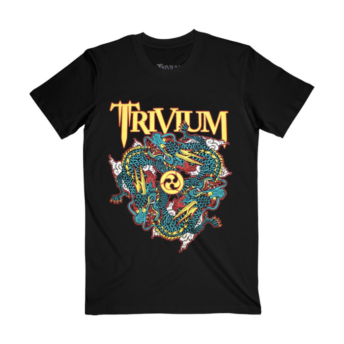 Trivium Dragon Circle Pit T-Shirt