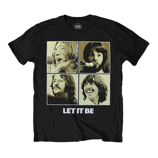 The Beatles Let It Be Sepia T-shirt