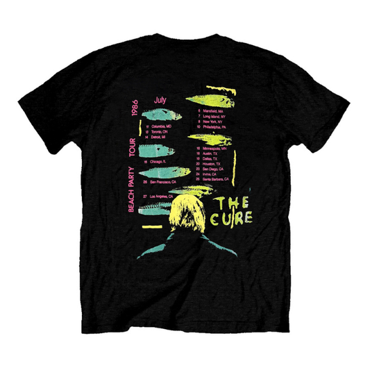 The Cure Beach Party Tour '86 T-Shirt
