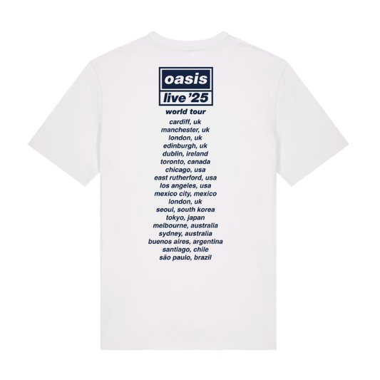 Oasis Colour Photo Live '25 World Tour T-Shirt