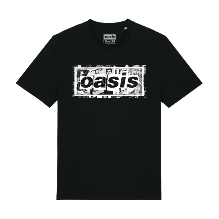 Oasis Collage Live '25 World Tour T-Shirt