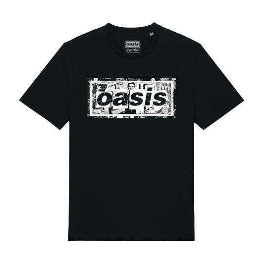 Oasis Collage Live '25 World Tour T-Shirt