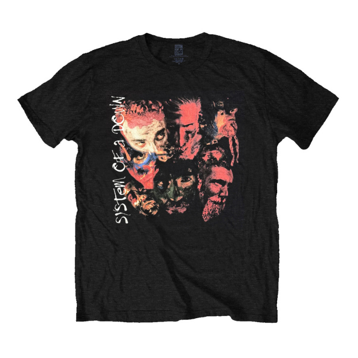 System Of A Down Painted Faces 2 T-shirt