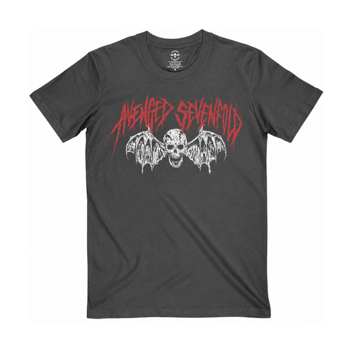 Avenged Sevenfold Skull Bat T-Shirt