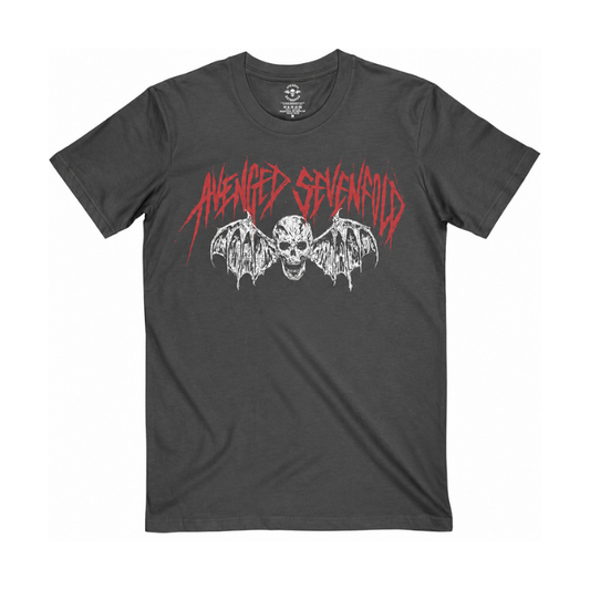 Avenged Sevenfold Skull Bat T-Shirt