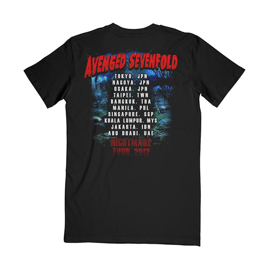 Avenged Sevenfold Buried Alive 2012 Asia Tour Tee
