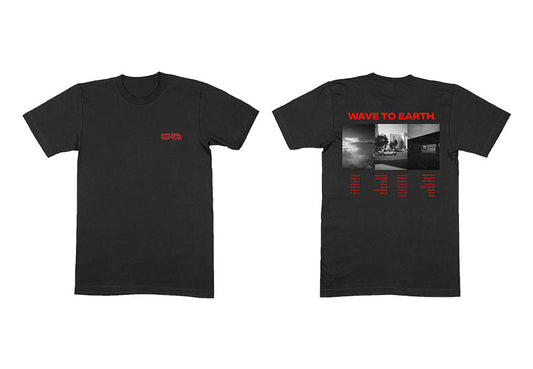 Wave To Earth Flaws And All Black Tour Tee