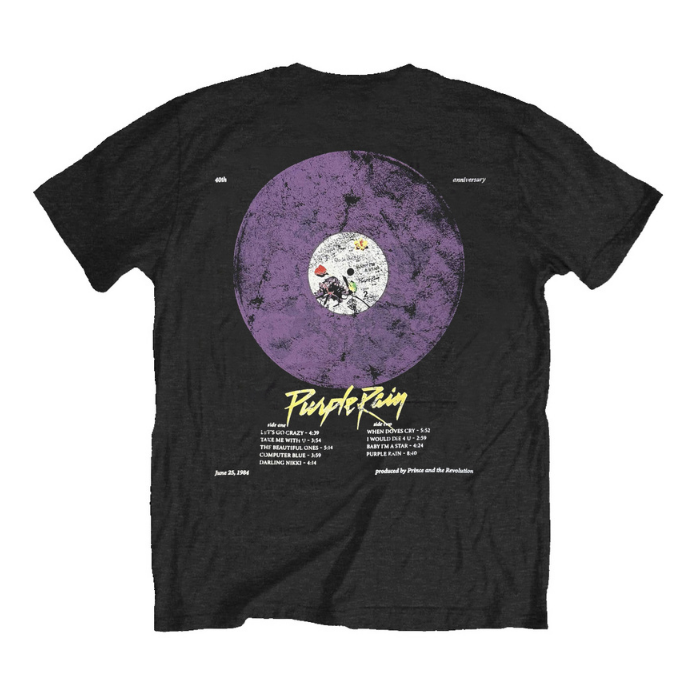 Prince Purple Rain 40th Anniversary T-Shirt - GIG-MERCH.com