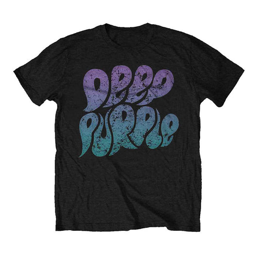 Deep Purple Bubble Logo T-Shirt