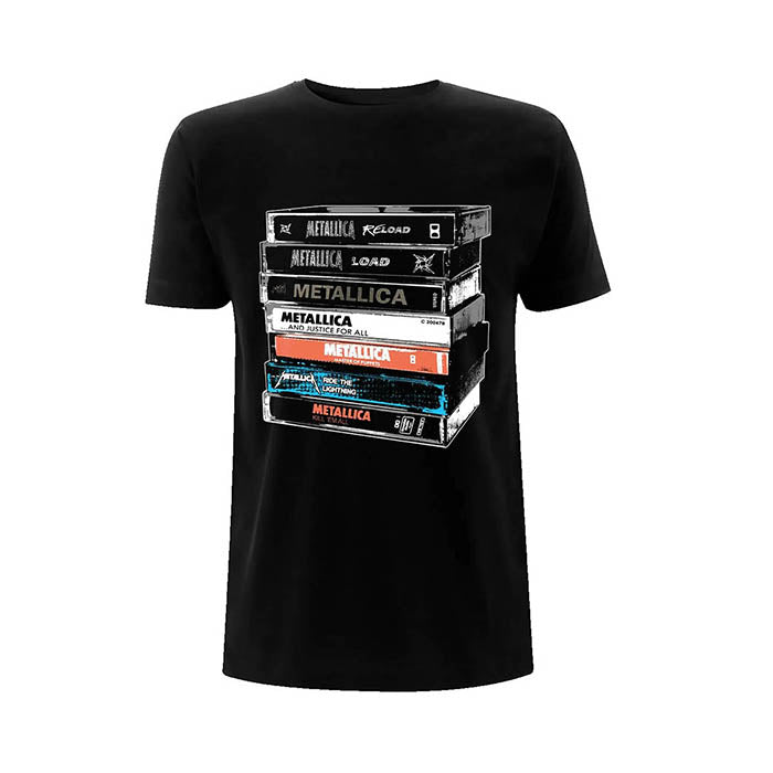 Metallica Album Cassettes T-Shirt
